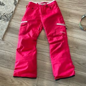 Pink ski pants